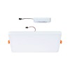 Plafonnier Salle de Bain Veluna Edge 17W Blanc Carré 4000K Paulmann 79955