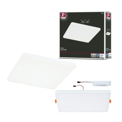 Plafonnier Salle de Bain Veluna Edge 17W Blanc Carré 4000K Paulmann 79955