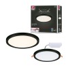 Plafonnier Salle de Bain Areo 13W Noir Rond 3000K Paulmann 79961