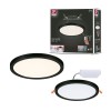 Plafonnier Salle de Bain Areo 13W Noir Rond 3000K dimmable Paulmann 79964