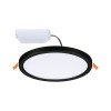 Plafonnier Salle de Bain Areo 13W Noir Rond 4000K dimmable Paulmann 79965