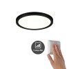 Plafonnier Salle de Bain Areo 13W Noir Rond 4000K dimmable Paulmann 79965
