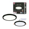 Plafonnier Salle de Bain Areo 13W Noir Rond 4000K dimmable Paulmann 79965