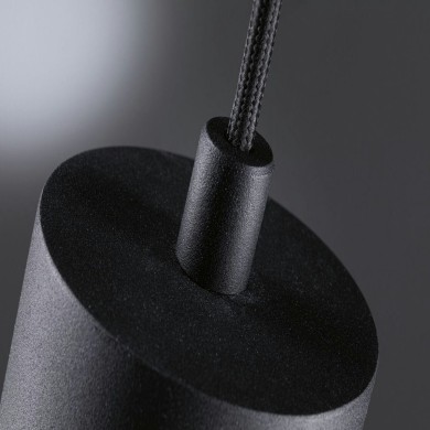 Suspension Salle de Bain Kame 9W Clair, Noir signal Paulmann 79997