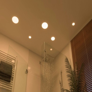 Plafonnier Salle de Bain Veluna 4,5W Satiné Rond 3000K Paulmann 92387