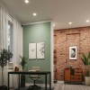 Plafonnier Salle de Bain Veluna 17W Satiné Rond Paulmann 92389