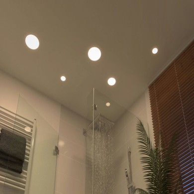 Plafonnier Salle de Bain Veluna 17,5W Satiné Rond 4000K Paulmann 92392