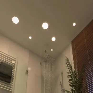 Plafonnier Salle de Bain Veluna 17,5W Satiné Rond 4000K Paulmann 92392
