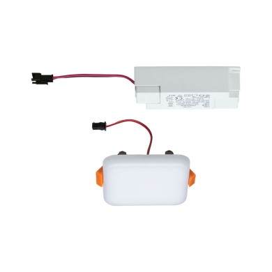 Plafonnier Salle de Bain Veluna 4,5W Satiné Carré 3000K Paulmann 92393