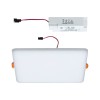 Plafonnier Salle de Bain Veluna 17W Satiné Carré Paulmann 92395