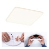 Plafonnier Salle de Bain Veluna 17W Satiné Carré Paulmann 92395
