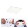 Plafonnier Salle de Bain Veluna 8,5W Satiné 1050LM Paulmann 92397