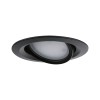 Spot Nova Plus 6W Coin Noir mat Paulmann 92459