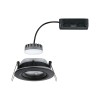 Spot Nova Plus 6W Coin Noir mat Paulmann 92459