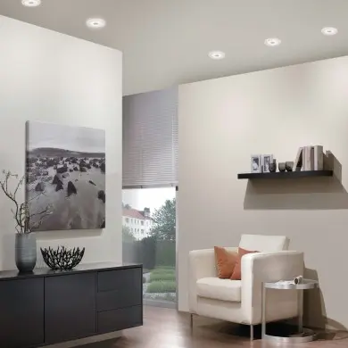 Spot Premium Whirl 6,9W Alu tourné, Satiné Paulmann 92535