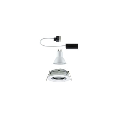 Spot Nova Plus 7W GU10 Blanc dépoli, Chrome D9,3 Paulmann 92903