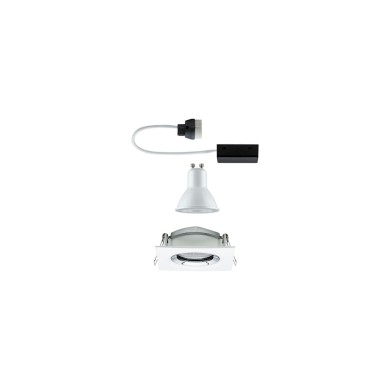 Spot Nova Plus 7W GU10 Blanc dépoli, Chrome Paulmann 92904
