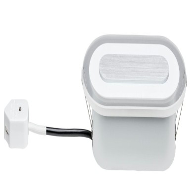 Spot Premium Whirl 5,8W Alu tourné, Satiné Paulmann 92908