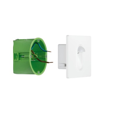 Spot Wall 1,1W Blanc Carré Paulmann 92923