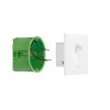 Spot Wall 1,1W Blanc Carré Paulmann 92923