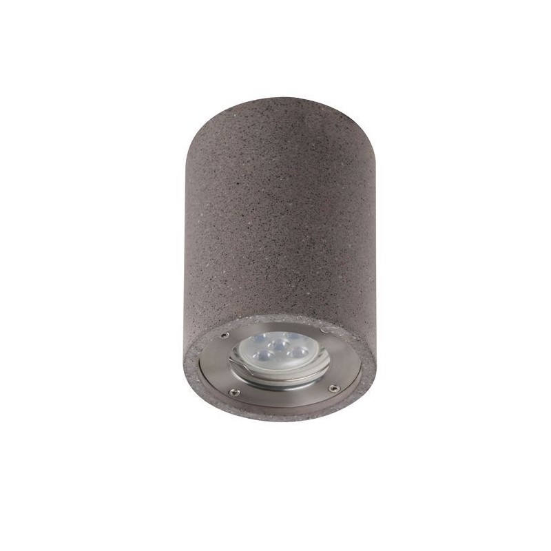 Plafonnier LEVI Gris Foncé 1x12W Max Rond MANTRA 7185