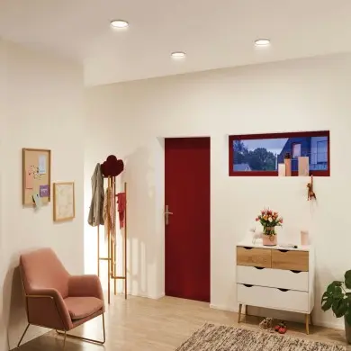 Plafonnier Areo 11W Blanc dépoli Paulmann 92943