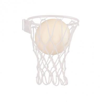Applique murale BASKETBALL E27 1x20W Blanc Mat MANTRA 7242