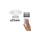 Spot Nova Mini Plus 4,2W Coin Blanc dépoli Paulmann 92970