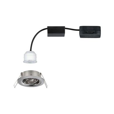 Spot Nova Mini Plus 4,2W Coin Acier brossé Paulmann 92972