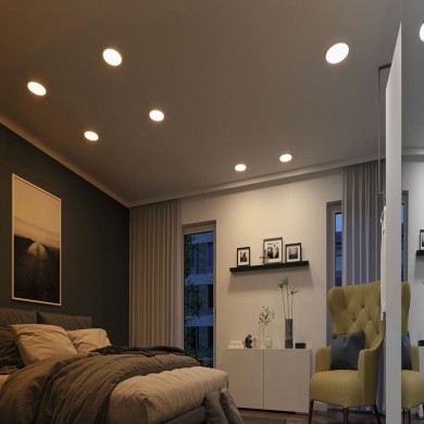 Plafonnier Salle de Bain Areo 13W Blanc dépoli D17,5 PAU_92989 92989 Plafonnier Salle de Bain Areo 13W Blanc dépoli D17,5 Paulmann 92989