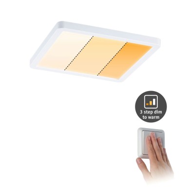 Plafonnier Salle de Bain Areo 13W Blanc dépoli Paulmann 92993