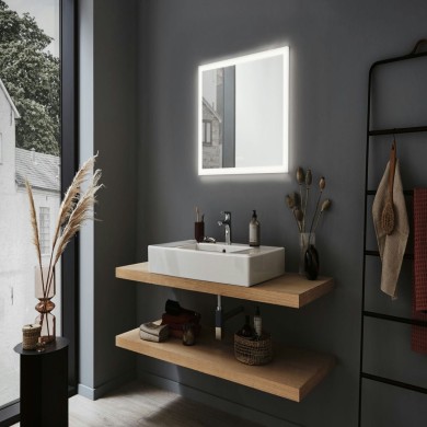 Miroir Salle de Bain Mirra 22W Chrome, Blanc Paulmann 93013