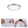 Plafonnier Salle de Bain Areo 6,5W Chrome mat 3000K Paulmann 93033