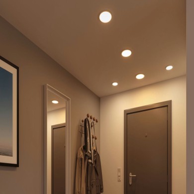 Plafonnier Salle de Bain Areo 6,5W Chrome mat 3000K Paulmann 93033