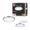 Plafonnier Salle de Bain Areo 6,5W Chrome mat 3000K Paulmann 93033