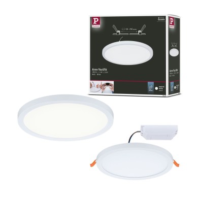 Plafonnier Salle de Bain Areo 13W Blanc Rond 4000K Paulmann 93036