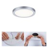 Plafonnier Salle de Bain Areo 6,5W Chrome mat 4000K Paulmann 93037