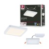 Plafonnier Salle de Bain Areo 6,5W Blanc Carré 3000K Paulmann 93039