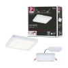 Plafonnier Salle de Bain Areo 6,5W Blanc Carré 4000K Paulmann 93041