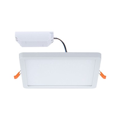 Plafonnier Salle de Bain Areo 13W Blanc Carré 4000K Paulmann 93042