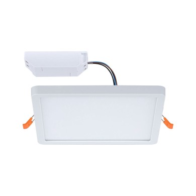 Plafonnier Salle de Bain Areo 13W Blanc Carré 3000 - 6500K Paulmann 93047