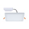 Plafonnier Salle de Bain Areo 13W Blanc Carré 3000 - 6500K Paulmann 93047