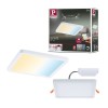 Plafonnier Salle de Bain Areo 13W Blanc Carré 3000 - 6500K Paulmann 93047