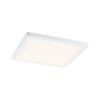 Plafonnier Salle de Bain Areo 16W Blanc Carré 3000 - 6500K Paulmann 93048