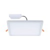 Plafonnier Salle de Bain Areo 16W Blanc Carré 3000 - 6500K Paulmann 93048
