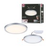 Plafonnier Salle de Bain Areo 13W Chrome mat Rond 3000K dimmable Paulmann 93051