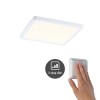 Plafonnier Salle de Bain Areo 13W Blanc Carré 3000K dimmable Paulmann 93053