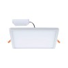 Plafonnier Salle de Bain Areo 16W Blanc Carré 3000K Paulmann 93054