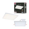 Plafonnier Salle de Bain Areo 16W Blanc Carré 3000K Paulmann 93054