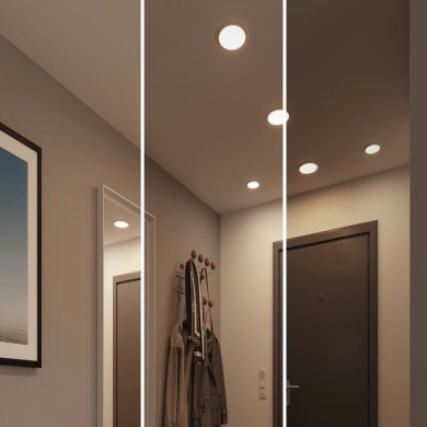 Plafonnier Salle de Bain Areo 13W Blanc Rond 4000K dimmable Paulmann 93055